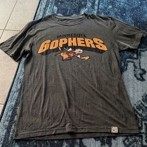 Nike Black Minnesota Gophers Short Sleeve Tee with Gold Logo